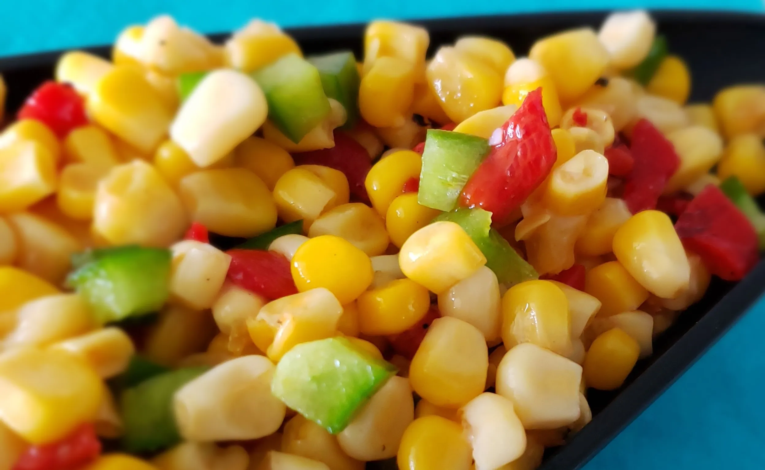 Entrée: salade de maïs