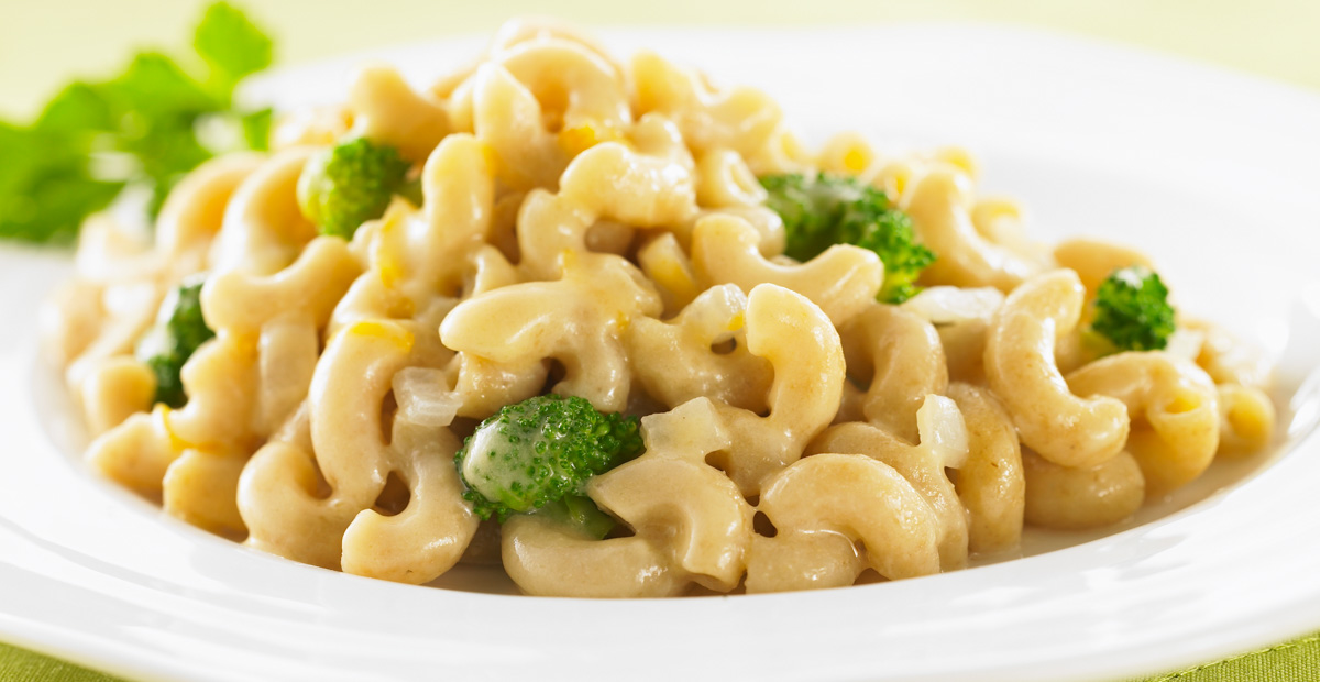 Macaroni au fromage et brocoli