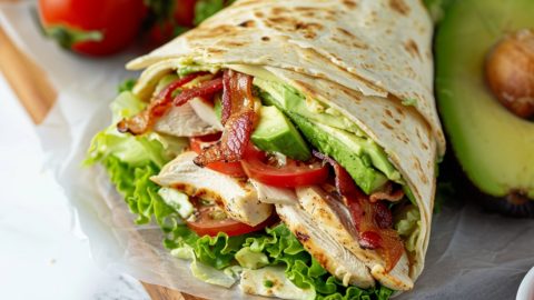 Wrap Poulet Club  (+ Biscuits Délicouki)